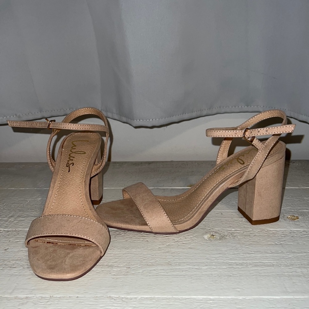 Lulus suede heels
